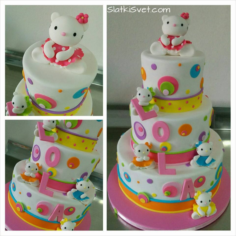 Torta hello kitty