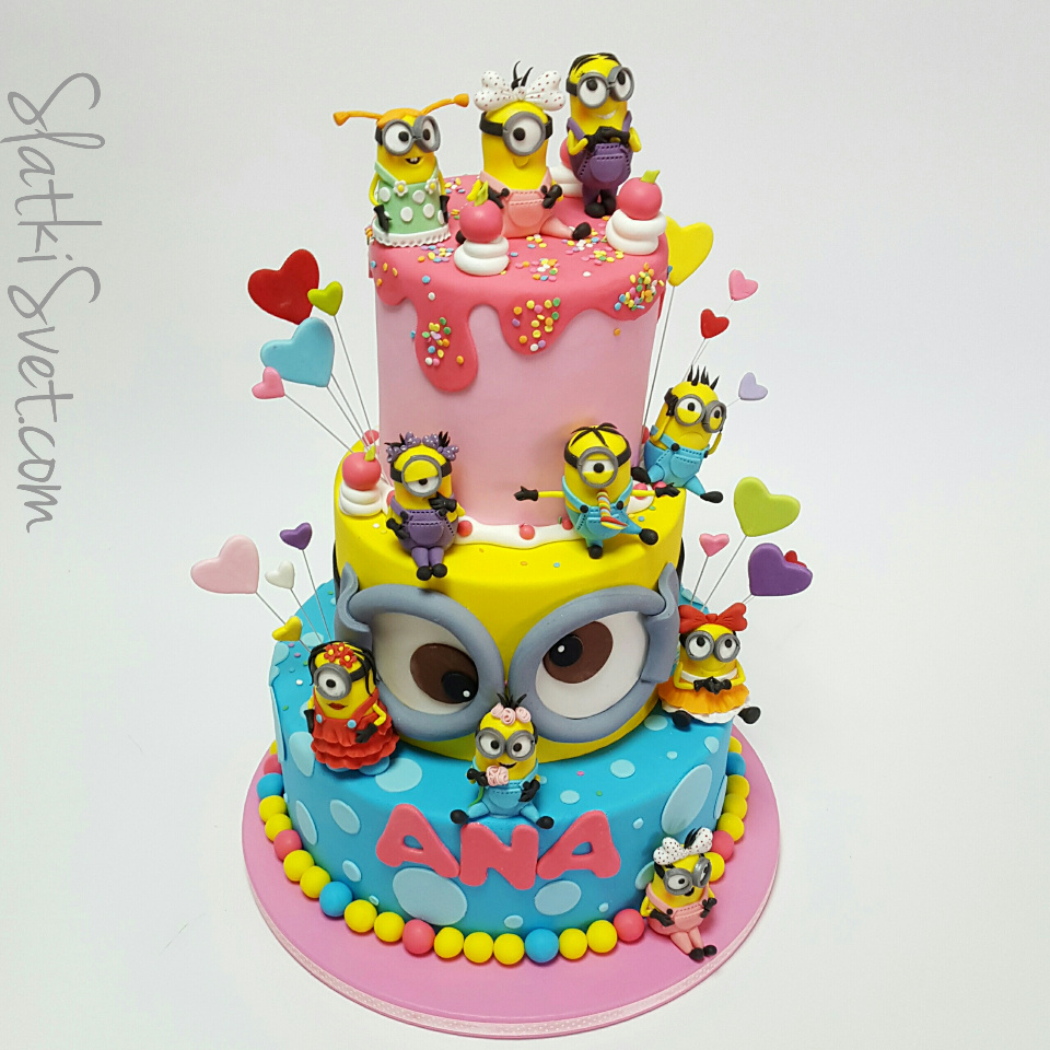 Torta minjoni, torta minions