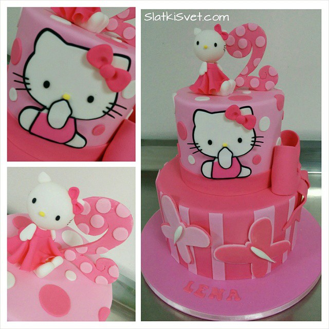 Torta maca helo kiti hellokittycake