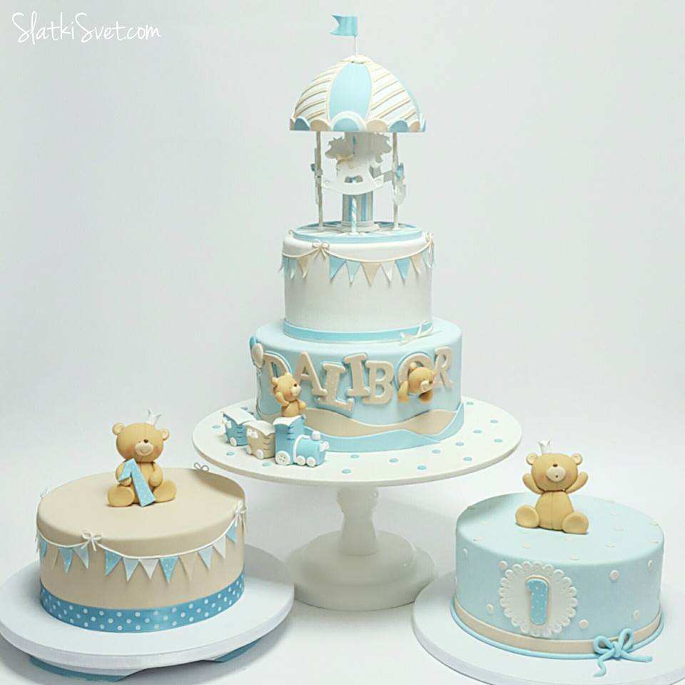 Torte za prvi rodjendan za decake - vrteska