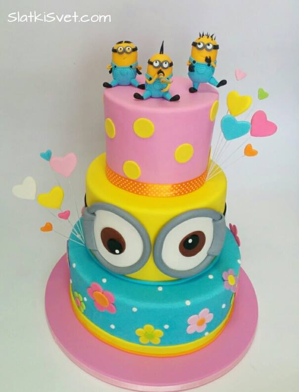 Decije rodjendanske torte minjoni minions 011